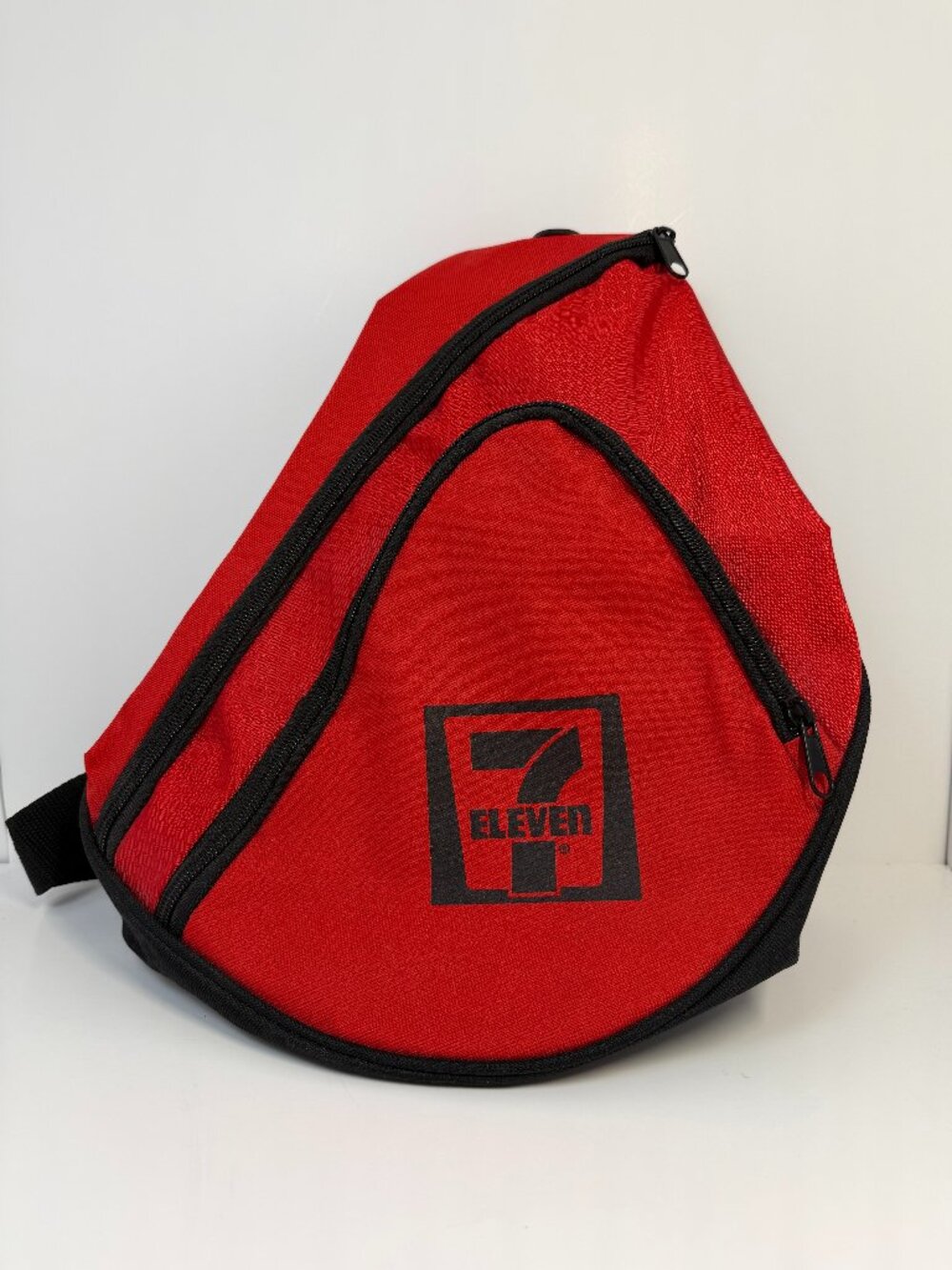 7-11 Logo Front Zippered Pocket Honeycomb Pocket Sling Pack Bag New